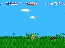 Screenshot of Zelda II - The Adventure of Link (E) (PRG2)