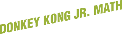 Logo of Donkey Kong Jr. Math