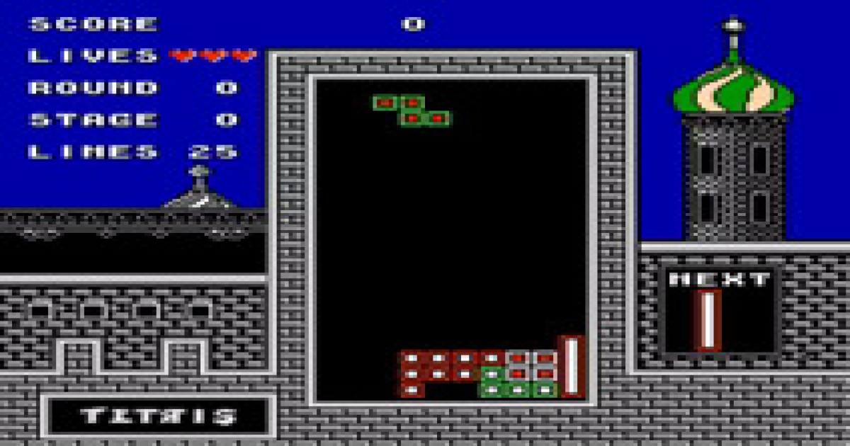 Tetris - Nintendo Emulator